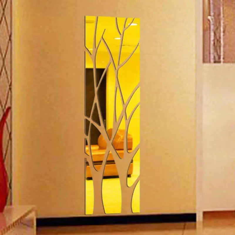 Luxury Branch Design Acrylic Mirror Set