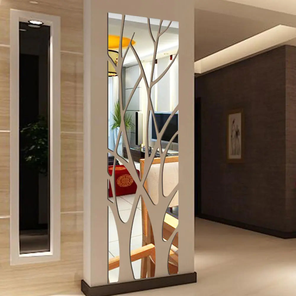 Luxury Branch Design Acrylic Mirror Set