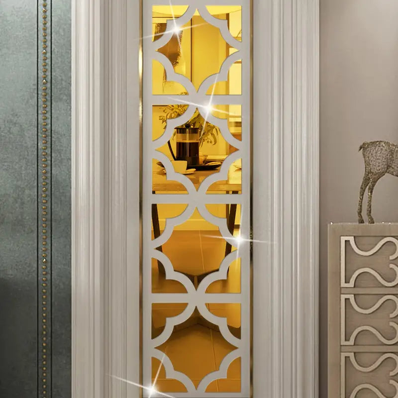 Luxury Geometric Acrylic Mirror Set (4/8pcs)