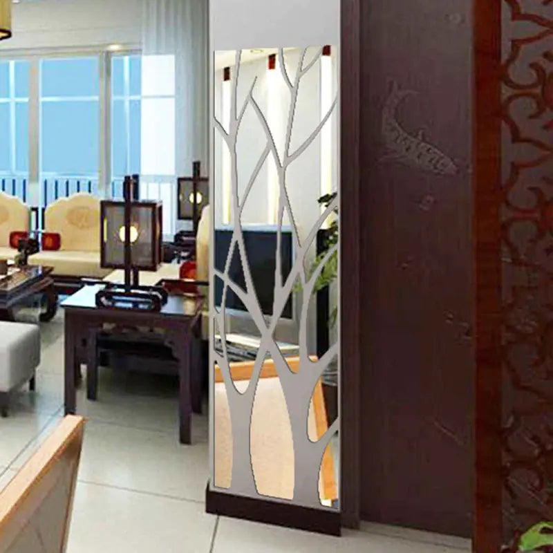 Luxury Branch Design Acrylic Mirror Set